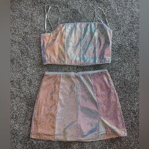 Pink Lily Sequin 2 Piece Set